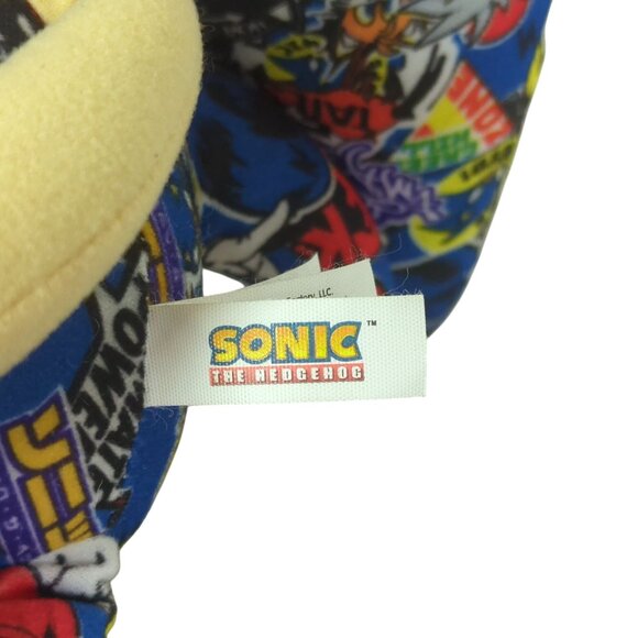 Toy Factory Sonic‎ The Hedgehog Plush Toy 18" Sticker Bomb Design Multicolor - Picture 9 of 15